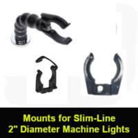 Mounts for Slim-Line Machine and Work Area Lights